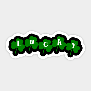 Saint Patrick's Lucky Sticker